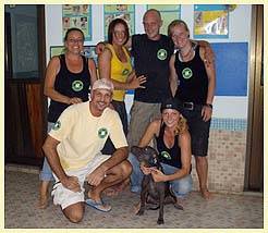 Linda, Glenn, Kelly, Tom, Janine & Francoise